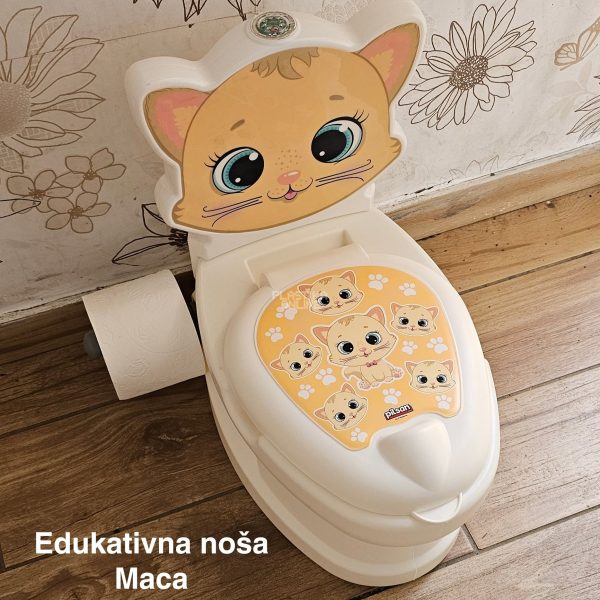 Edukativna noša za bebe Maca , plasticna noša, zvucna nosa