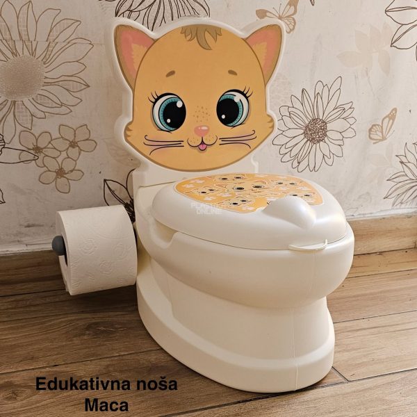 Edukativna noša za bebe Maca , plasticna noša, zvucna nosa
