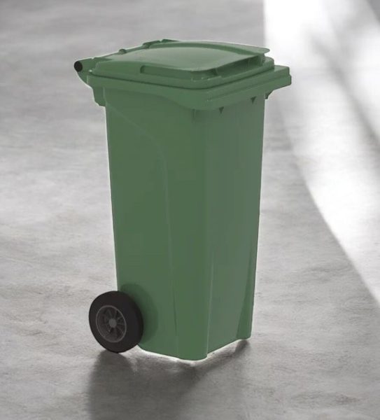 Kanta za smeće 120L urban zelena