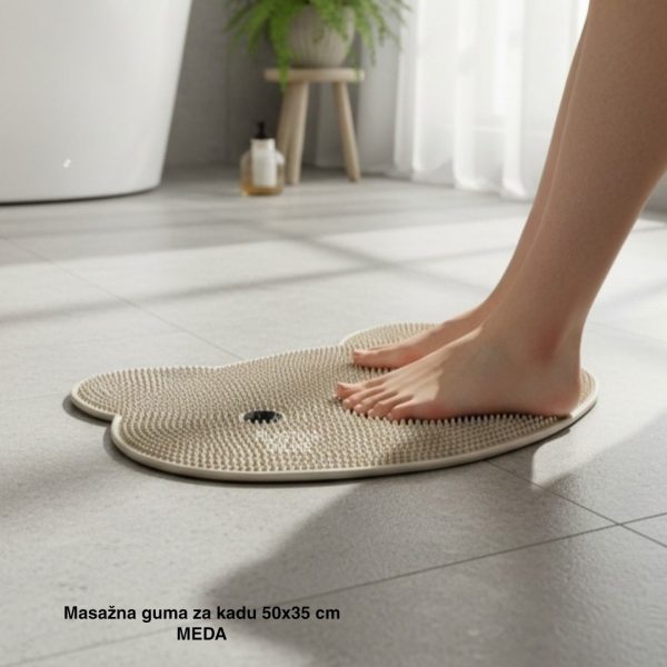 Masažna guma za kadu 50x35 cm, Protivklizna podloga za kadu, masažna podloga za stopala, Podloga za pranje stopala, Guma za kadu, Podloga za kadu