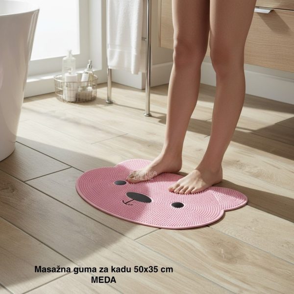 Masažna guma za kadu 50x35 cm, Protivklizna podloga za kadu, masažna podloga za stopala, Podloga za pranje stopala, Guma za kadu, Podloga za kadu