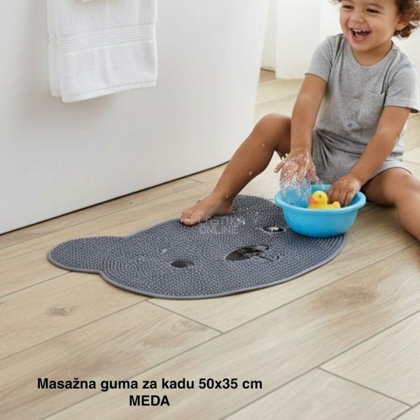Masažna guma za kadu 50x35 cm, Protivklizna podloga za kadu, masažna podloga za stopala, Podloga za pranje stopala, Guma za kadu, Podloga za kadu