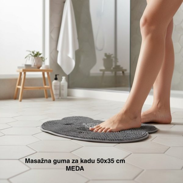 Masažna guma za kadu 50x35 cm, Protivklizna podloga za kadu, masažna podloga za stopala, Podloga za pranje stopala, Guma za kadu, Podloga za kadu
