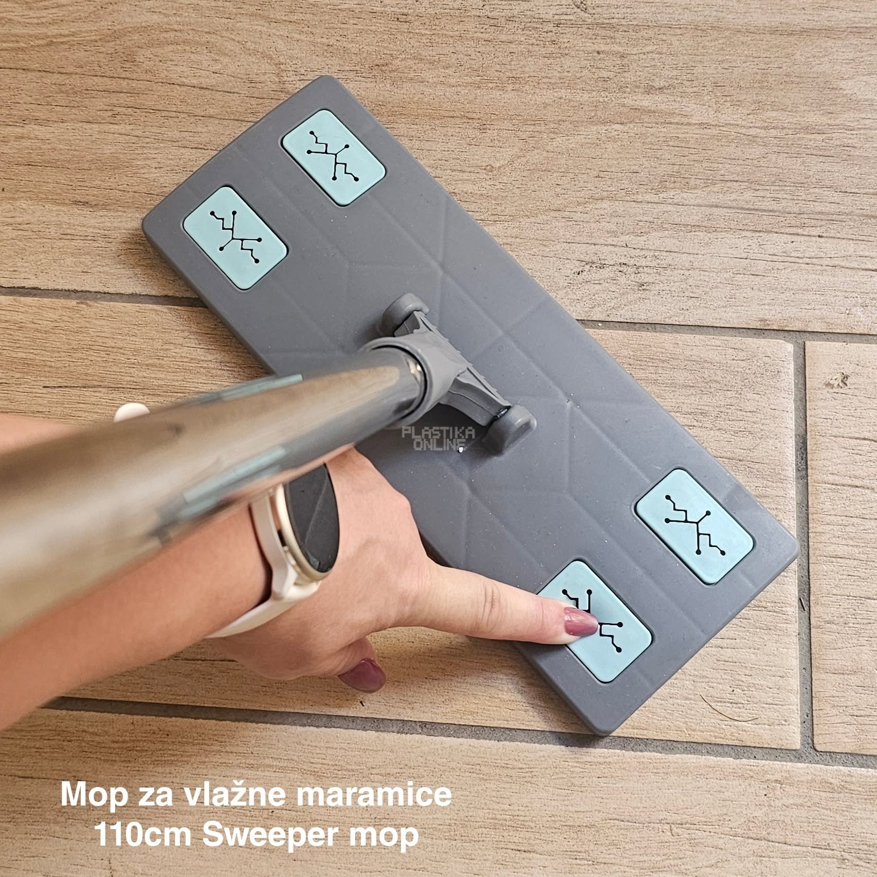 Mop za vlažne maramice 110 cm, MOP sa rotacijom, mop za podove