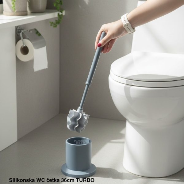 Silikonska WC četka 36 cm