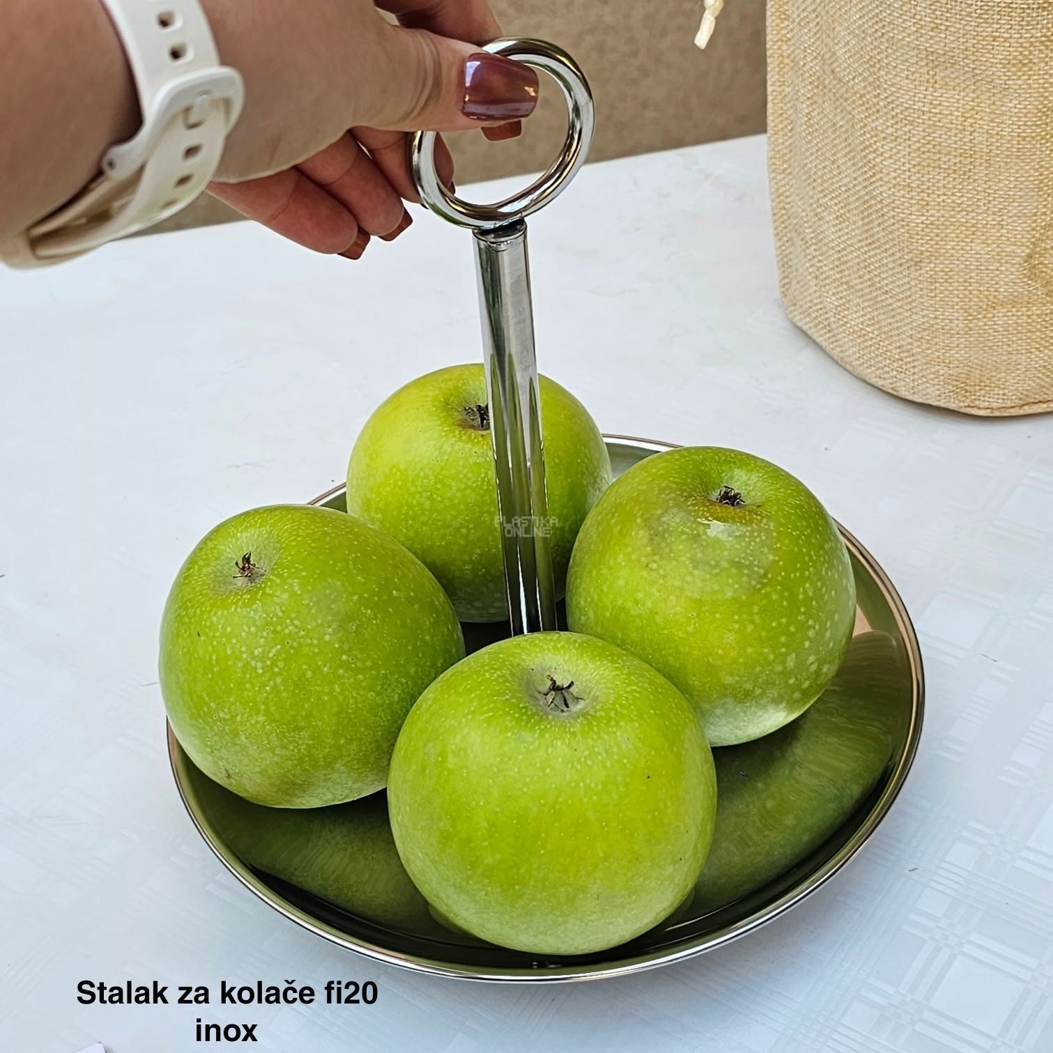 Stalak za kolače , Inox stalak za kolače, Stalak za posluženje, Stalak za mafine, Stalak za ketering fi 20