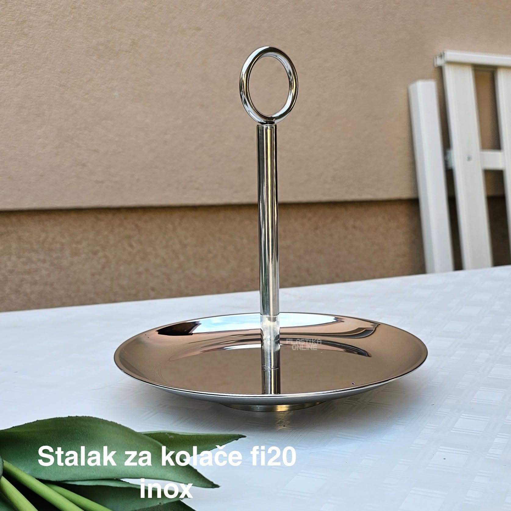 Stalak za kolače , Inox stalak za kolače, Stalak za posluženje, Stalak za mafine, Stalak za ketering fi 20