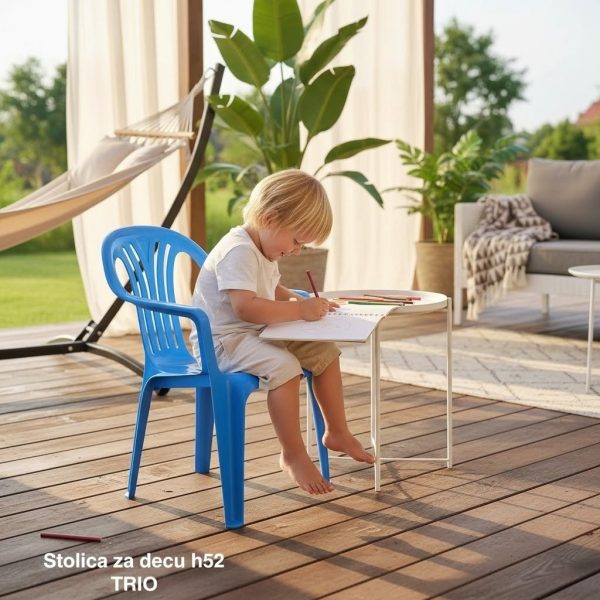Stolica za decu h52 TRIO, plasticna stolica za decu