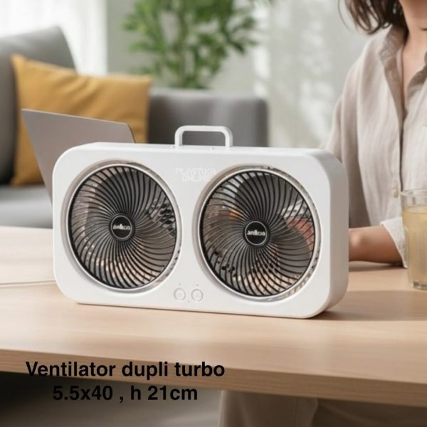 Ventilator dupli turbo 5.5 x 40 cm