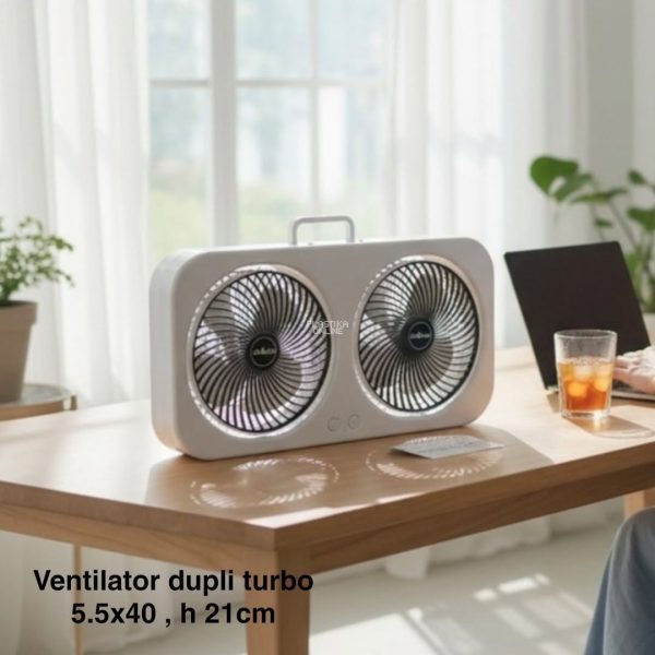 Ventilator dupli turbo 5.5 x 40 cm