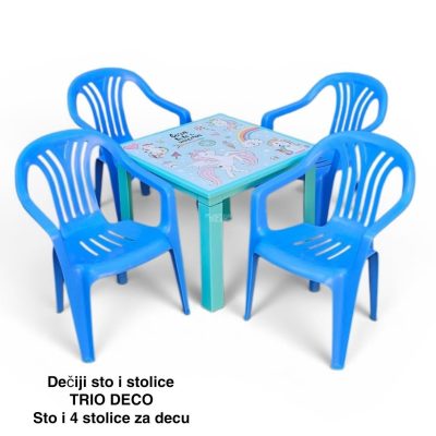 dečiji sto i stolice , Dečiji set, plasticni sto za decu, plasticne stolice za decu