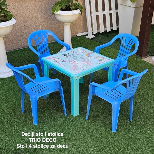 dečiji sto i stolice , Dečiji set, plasticni sto za decu, plasticne stolice za decu