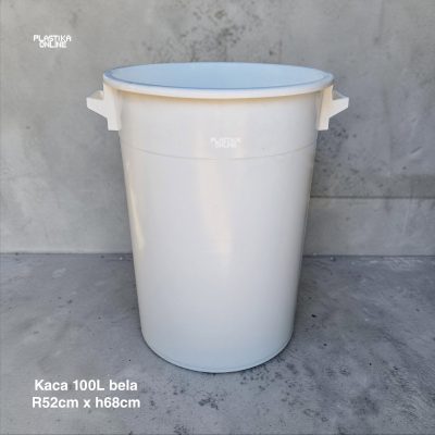 kaca 100L bela