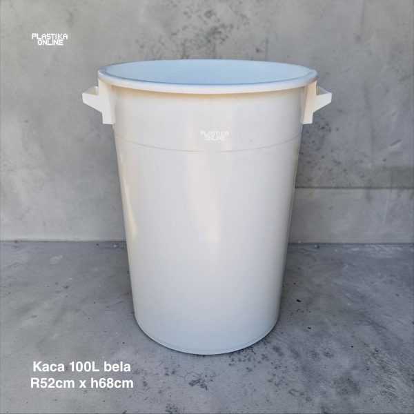 kaca 100L bela