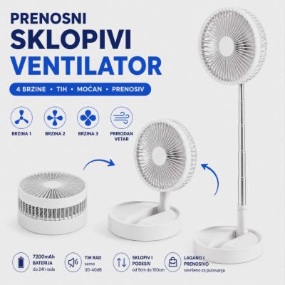 ventilator, prenosni ventilator, punjivi ventilator