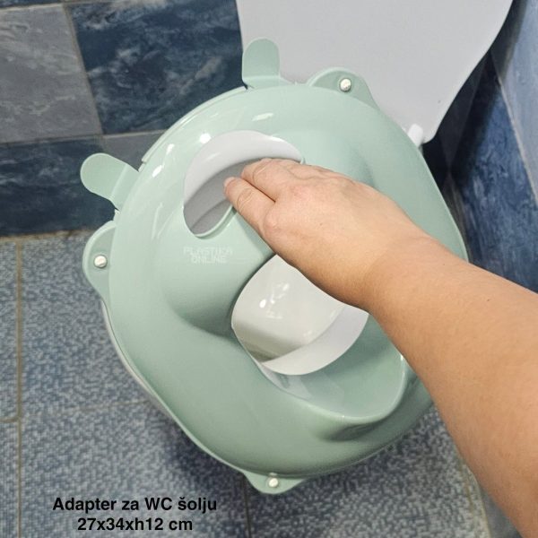 Adapter za WC šolju 27x34xH12 cm MINT ZELENA