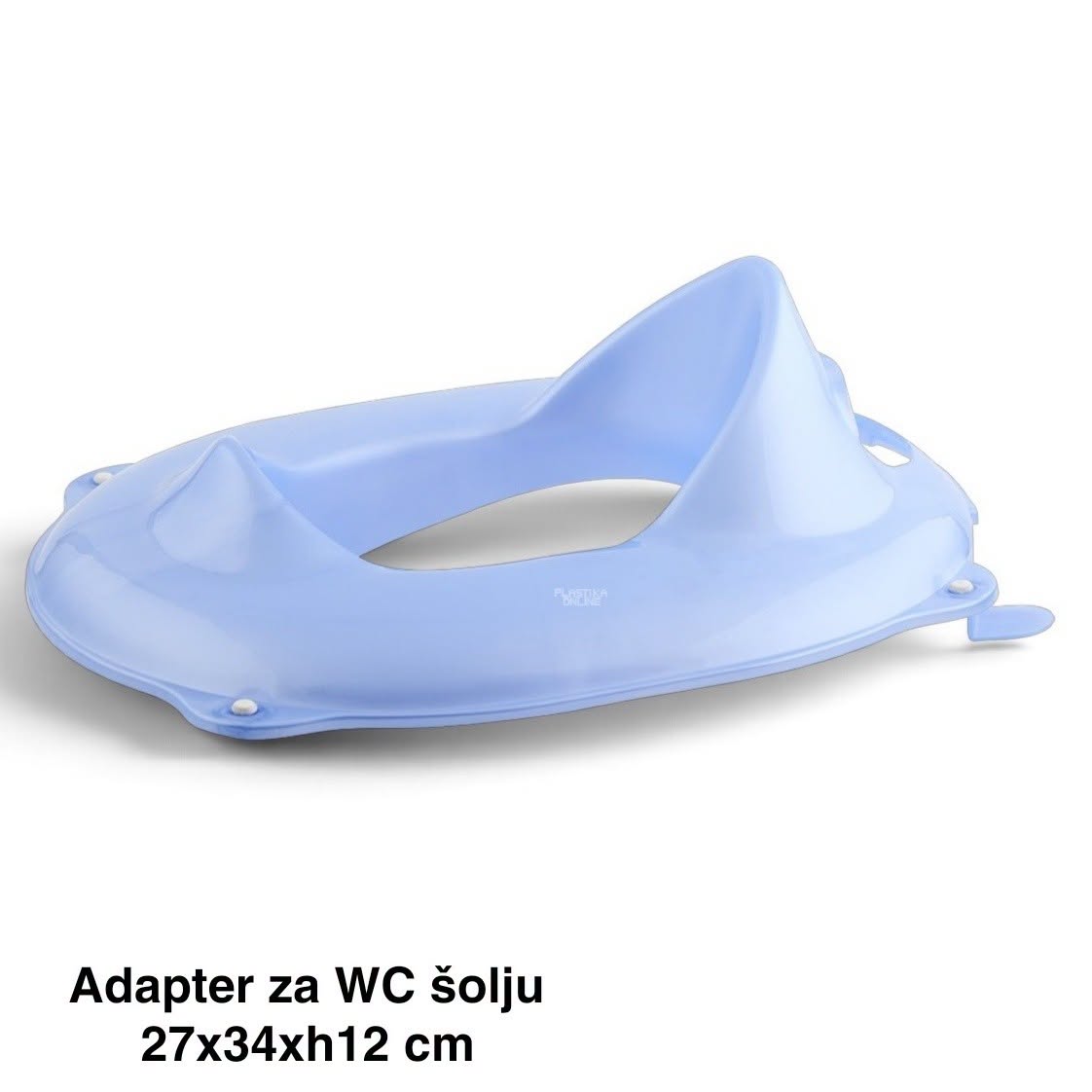 Adapter za WC šolju 27x34xH12 cm PLAVI