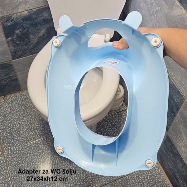 Adapter za WC šolju 27x34xH12 cm PLAVI