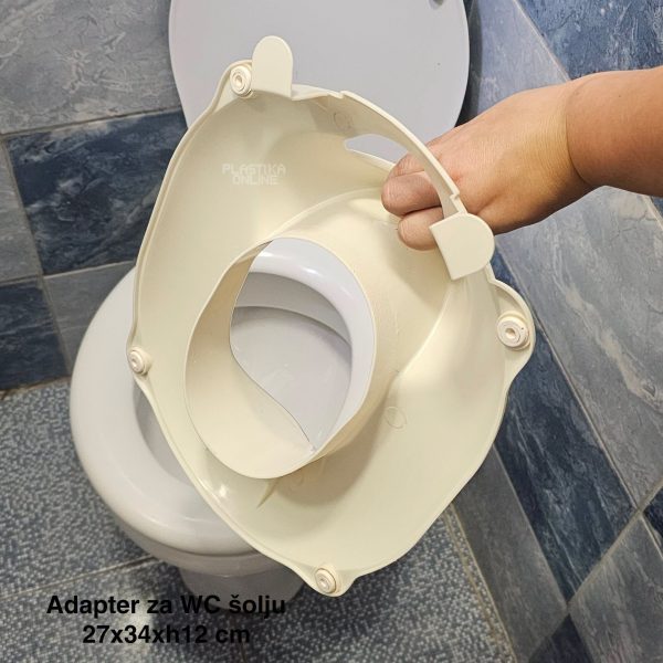 Adapter za WC šolju 27x34xH12 cm PRSKANO BEŽ