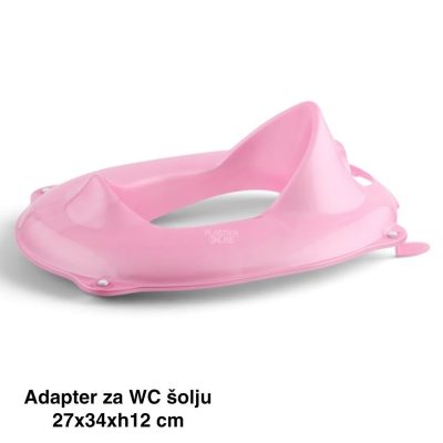 Adapter za WC šolju 27x34xH12 cm SVETLO ROZE