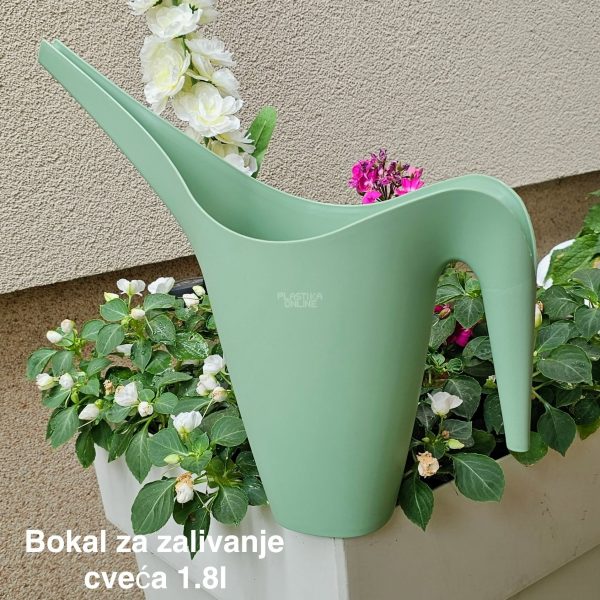 Bokal za polivanje 1.8l , polivaca za cveće ant Bokal za zalivanje cveća 1.8l zelen