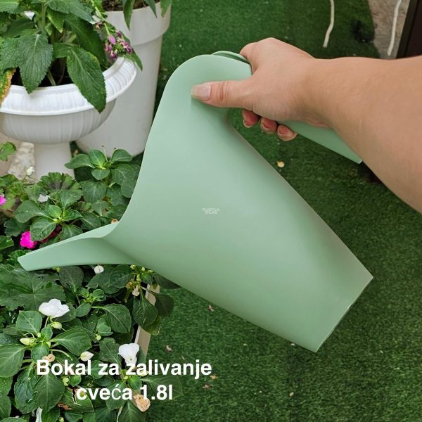 Bokal za polivanje 1.8l , polivaca za cveće ant Bokal za zalivanje cveća 1.8l zelen