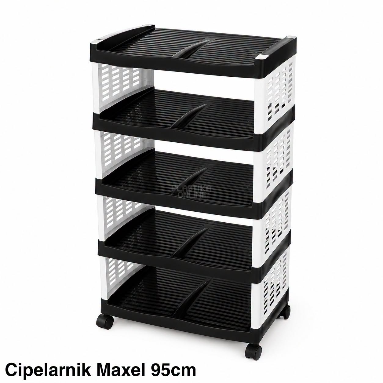 CIPELARNIK MAXEL 95 cm SA TOČKIĆIMA , cipelarnik, cipelarnik sa točkićima , polica za cipele