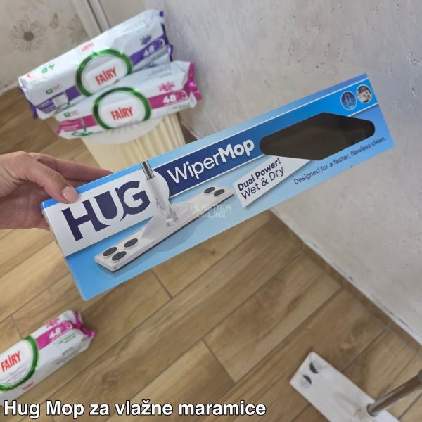 Hug - Fairy set za čišćenje ( HUG wiper mop, fairy maramice za pod + univerzalne maramice )