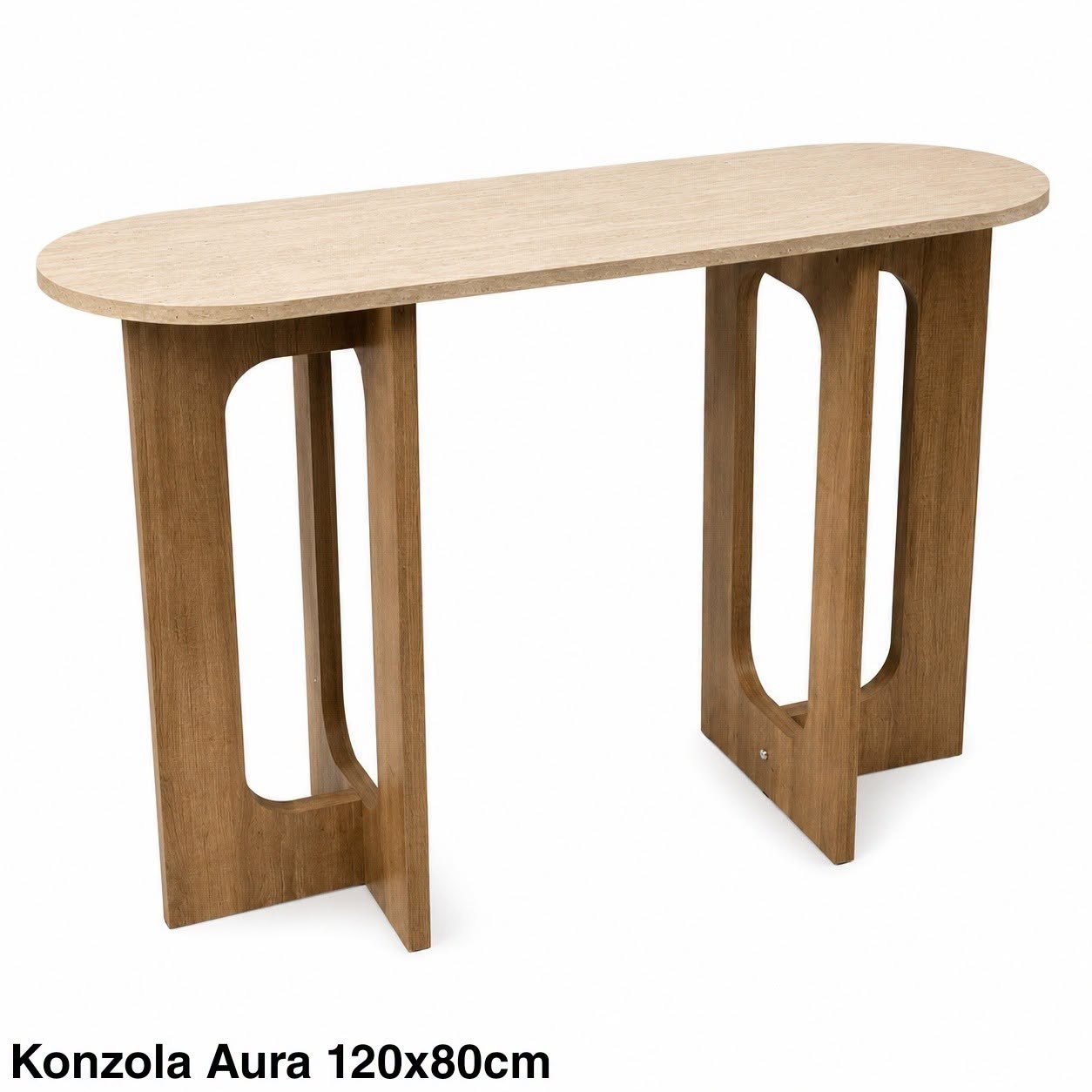 Konzolni sto 120x40x80 aura hrast , pomocni sto