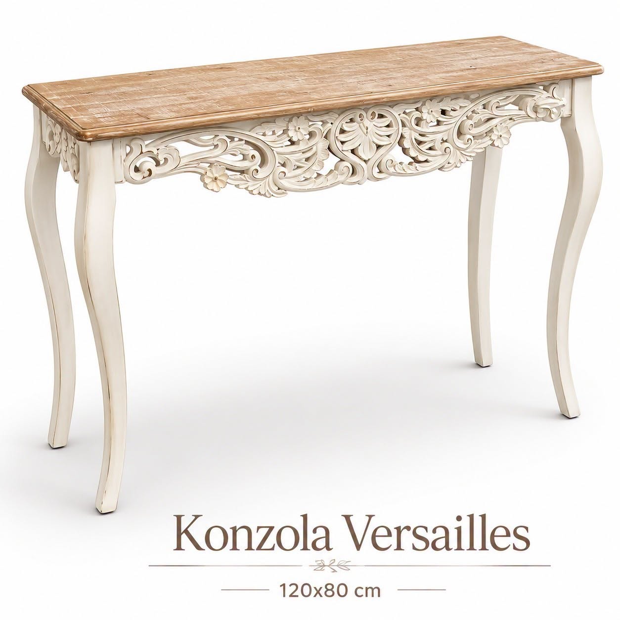 Konzolni sto 120x40x80cm versailles