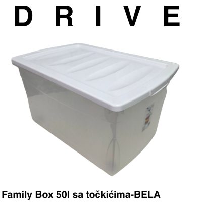 Kutija za odlaganje 50L - Family box 50l -BELA