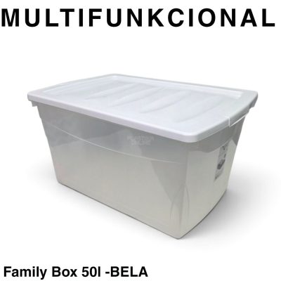 Kutija za odlaganje 50L - Family box 50l -BELA