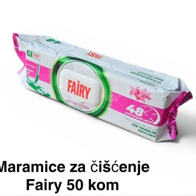 Maramice za čišćenje poda Fairy 50 kom, vlažne maramice za pod