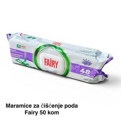 Maramice za čišćenje poda Fairy 50 kom, vlažne maramice za pod 6