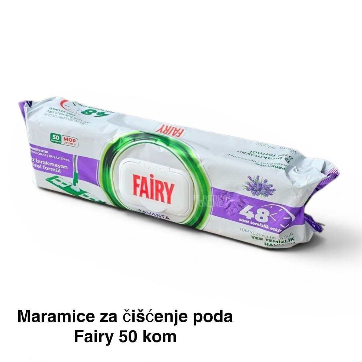 Maramice za čišćenje poda Fairy 50 kom, vlažne maramice za pod 6