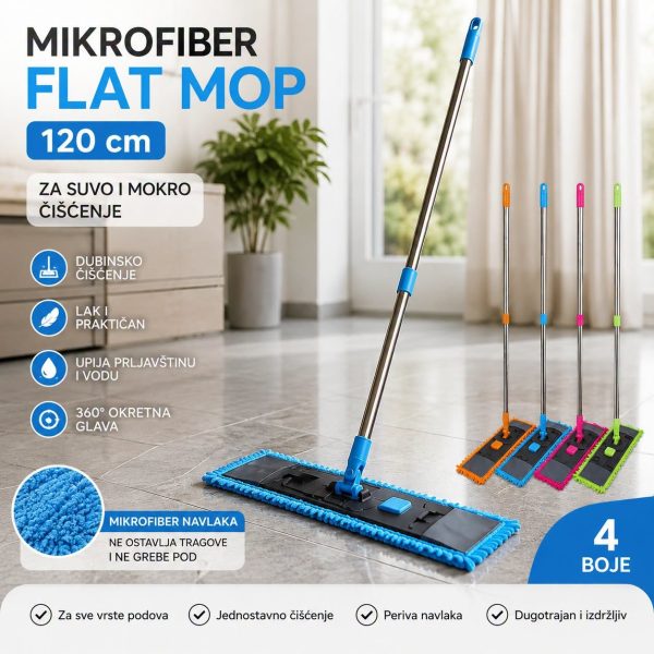 Mikrofiber flat mop džoger