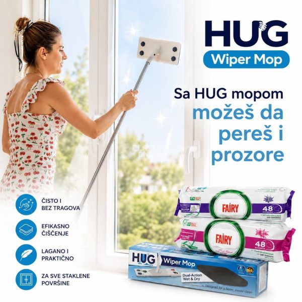 Mop za vlažne maramice HUG Wiper Mop