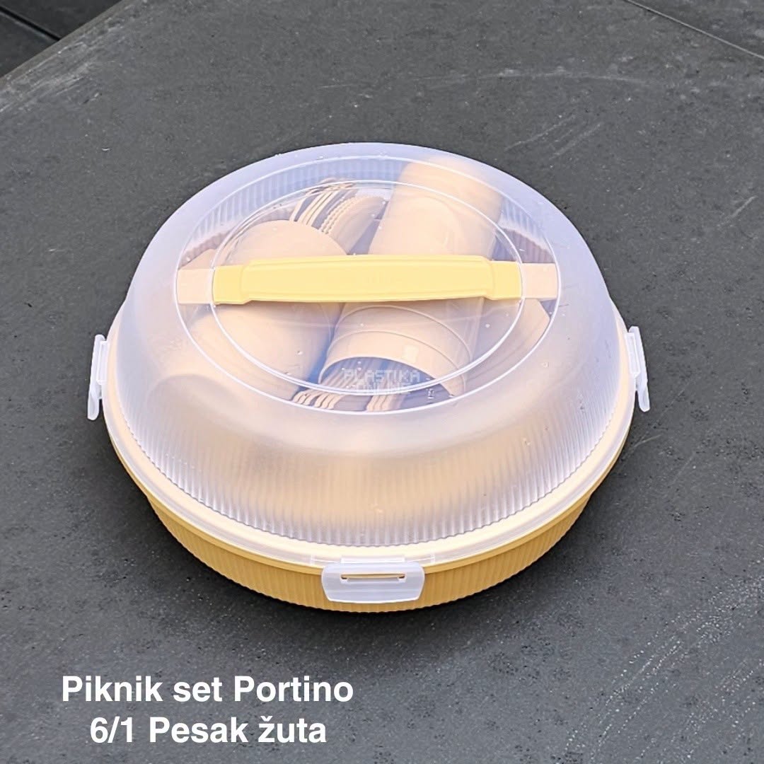 Piknik set Portino 6- pesak žuta