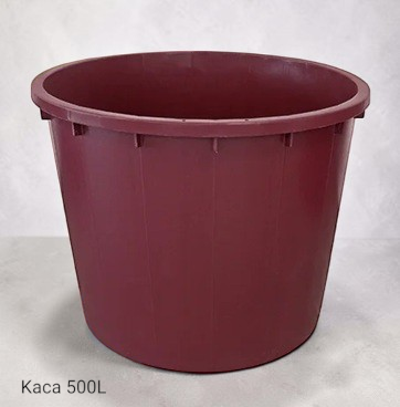 Plastična kaca 500L bordo