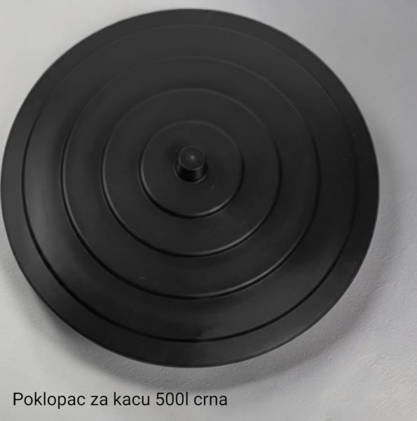 Poklopac za kacu 500L crna