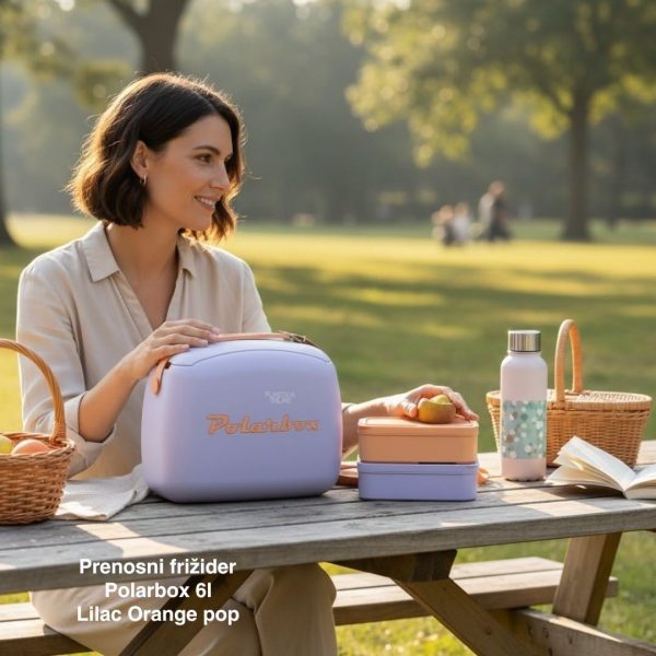 Prenosni frižider Polarbox 6L lilac