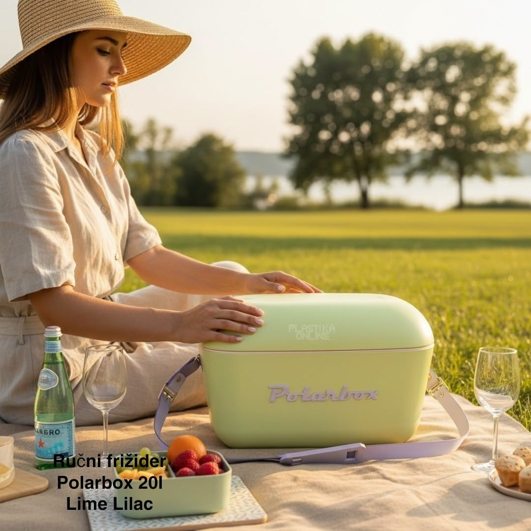 Ručni frižider Polarbox 20l - Lime Lilac