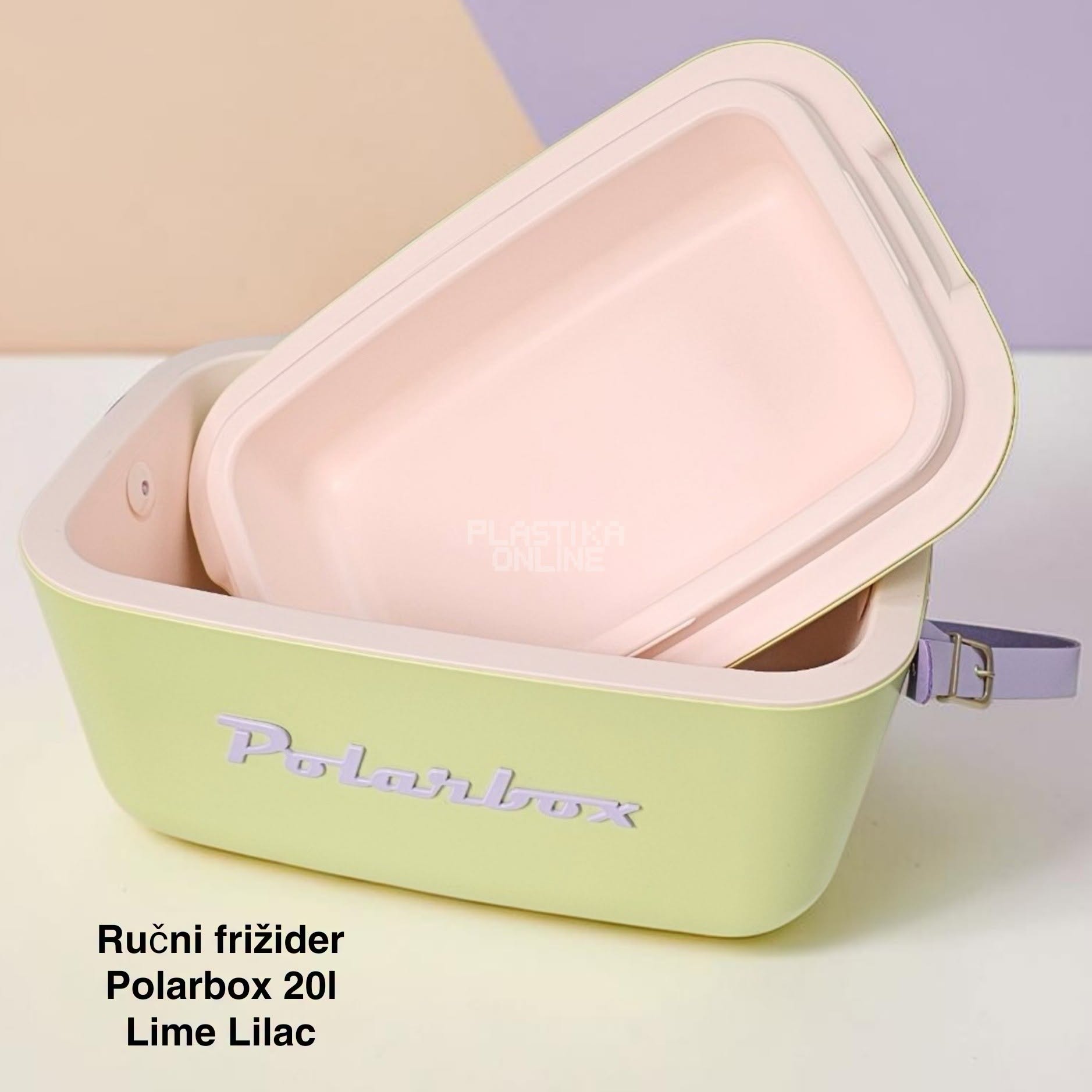 Ručni frižider Polarbox 20l - Lime Lilac