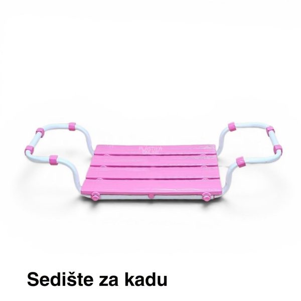 Sedište za kadu - podesivo PINK