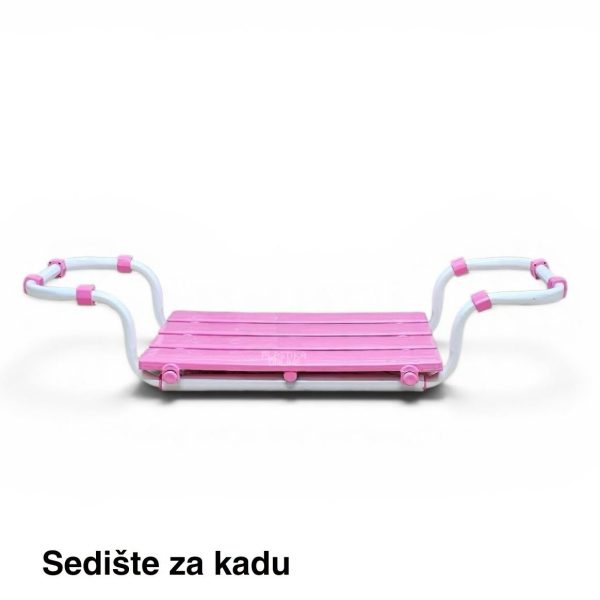 Sedište za kadu - podesivo PINK