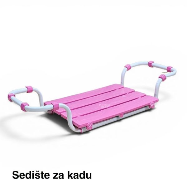 Sedište za kadu - podesivo PINK