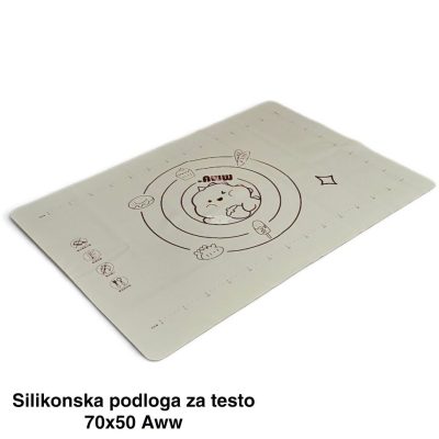 Silikonska podloga za testo 70 × 50 cm