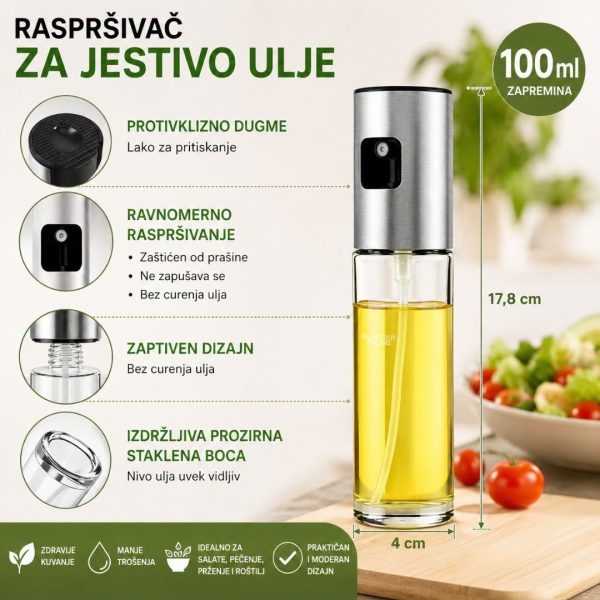 Sprej bočica za ulje i sirće 100 ml