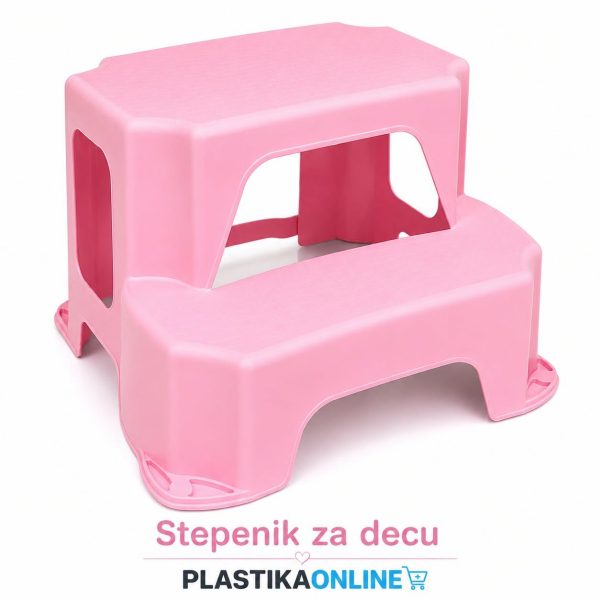 Steper sa stepenikom za decu Poki (39 × 38 × 29 cm) , steper, stepenik