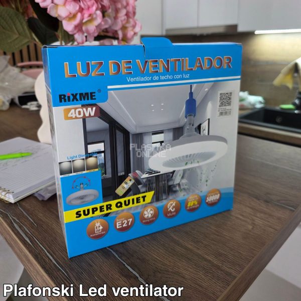 Ventilator sijalica sa grlom snage 40W pakovanje